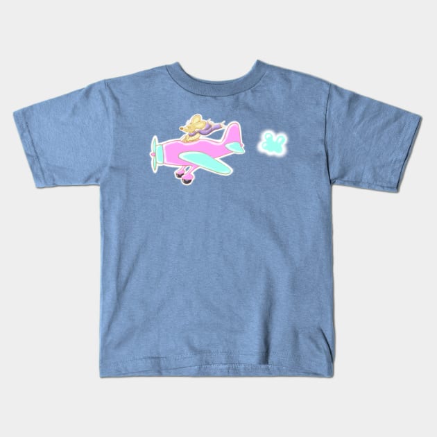 THE FLYING RABBIT Kids T-Shirt by KARMADESIGNER T-SHIRT SHOP